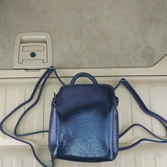 Free People Handbags - 🆕🆓people galaxy purple / blue mini backpack